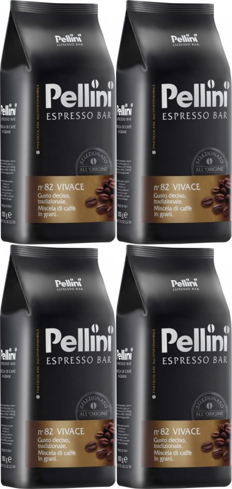 4x Kawa ziarnista Pellini Espresso Bar N 82 Vivace, 1kg