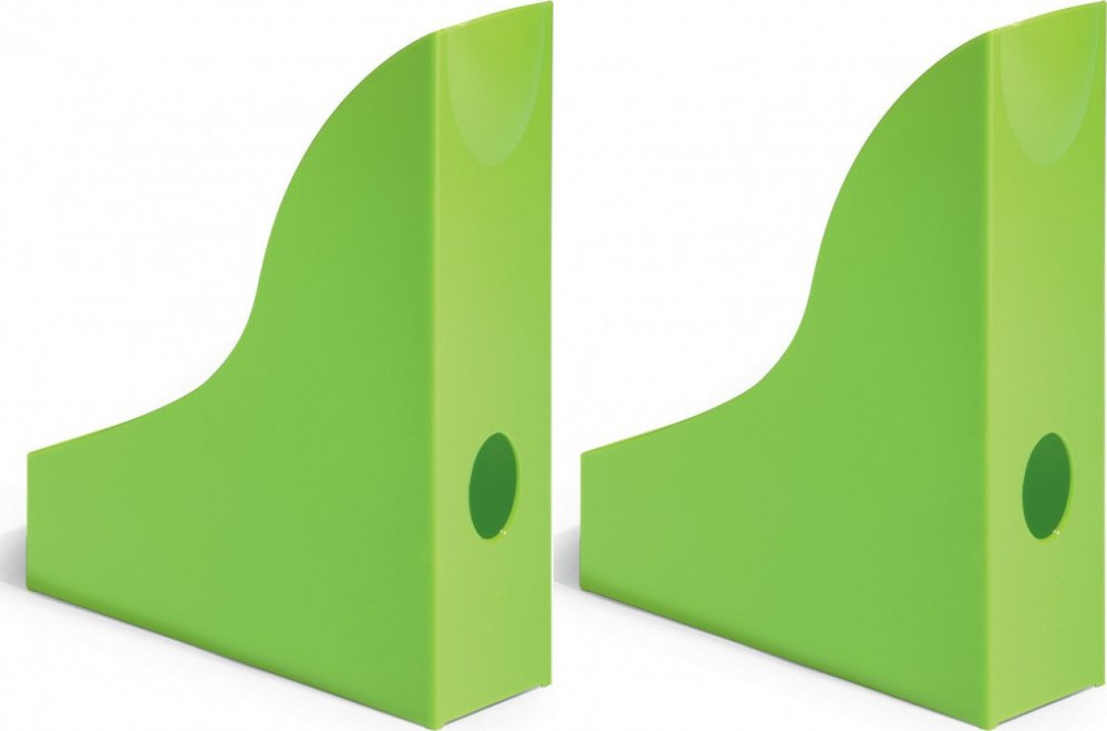 2x Organizer na dokumenty Durable Basic, A4, 73mm, do 730 kartek, zielony
