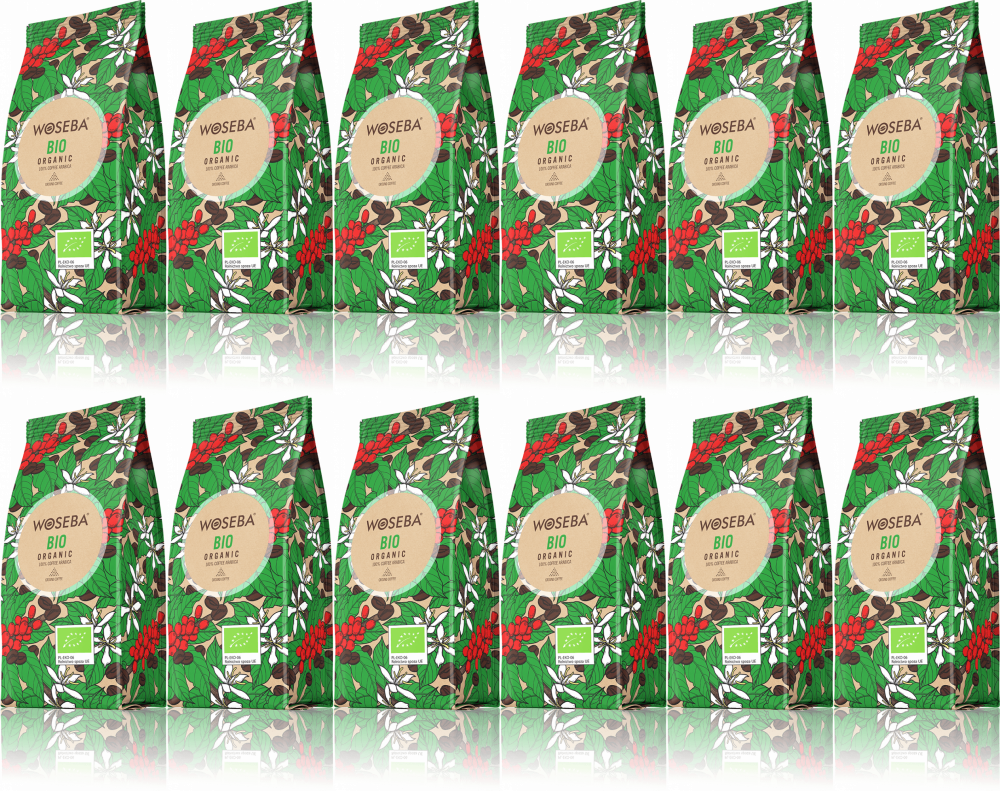 12x Kawa mielona Woseba Bio Organic, 250g