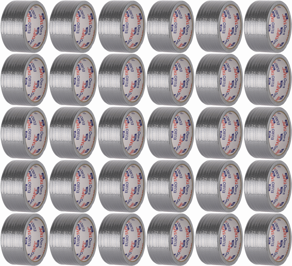 36x Taśma naprawcza Dalpo, Euro-Tape, 48mm x 10m, srebrny