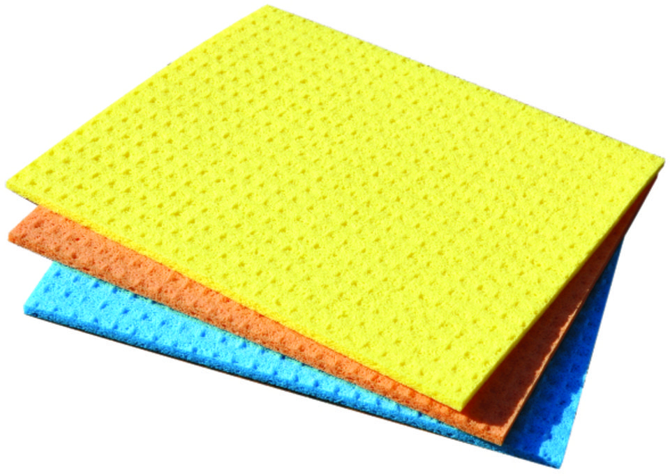 Ścierka York Prestige, gąbczasta, 17.5x15.5 cm, 3 sztuki, mix kolorów