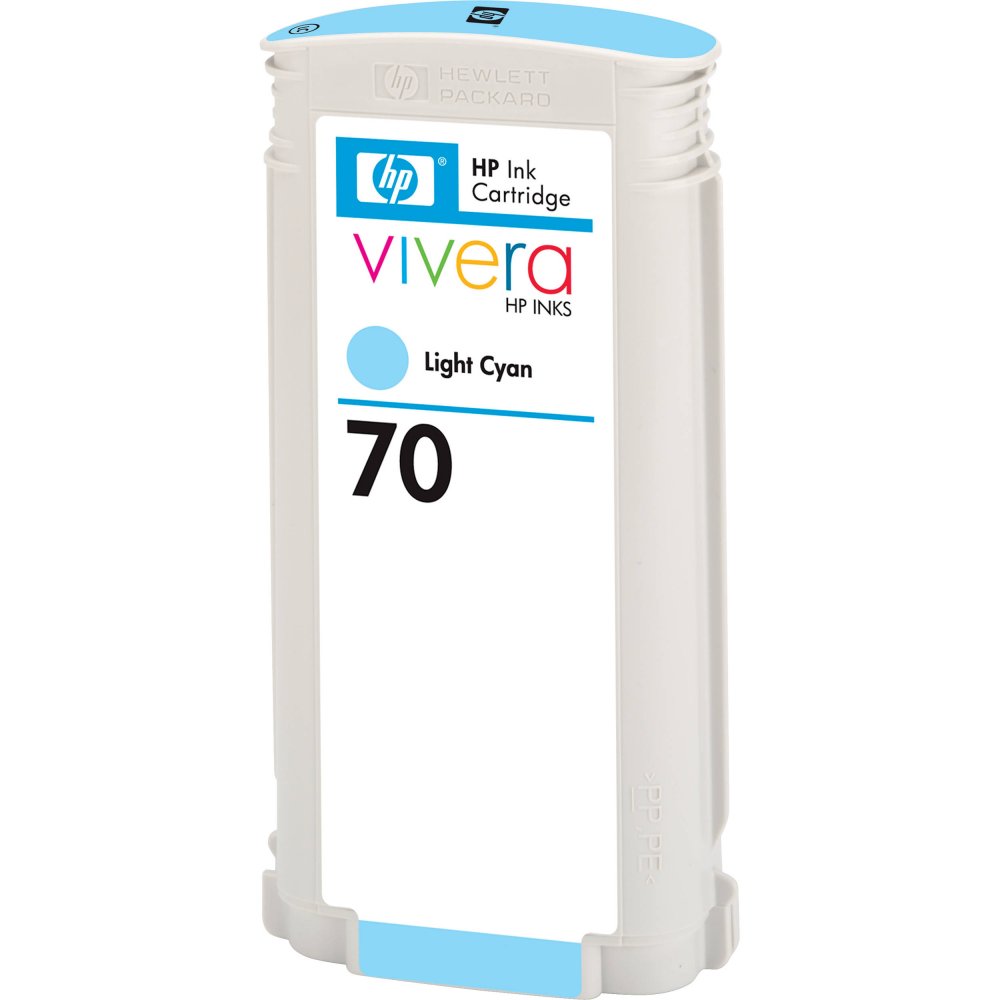 Tusz HP 70 (C9390A), 130ml, light cyan (jasny błękitny)