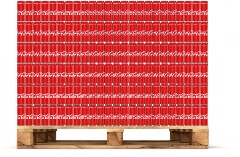 2160x Napój gazowany Coca-Cola, puszka Sleek, 0.33l