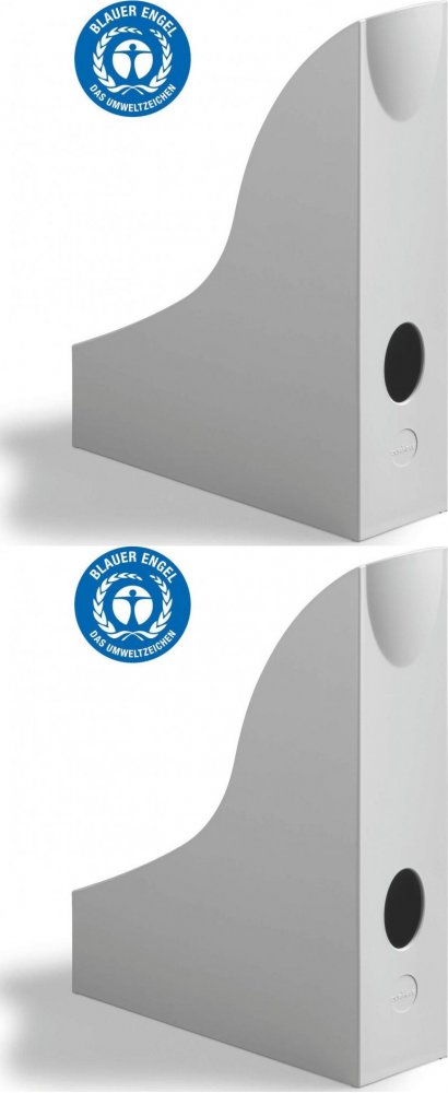 2x Organizer na katalogi Durable Eco, A4, szary