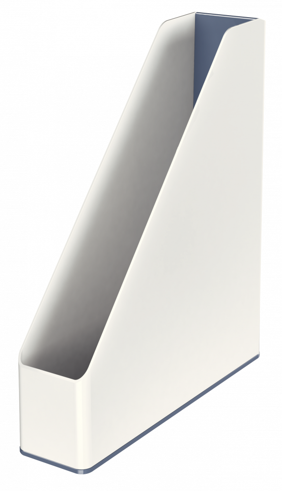 Organizer na dokumenty Leitz WOW, dwukolorowy, A4, 73mm, biało-szary