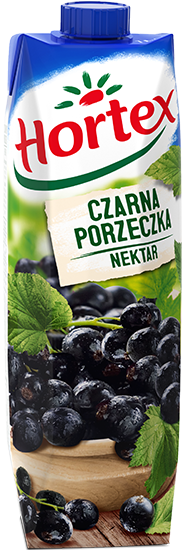 Sok czarna porzeczka Hortex, karton, 1l