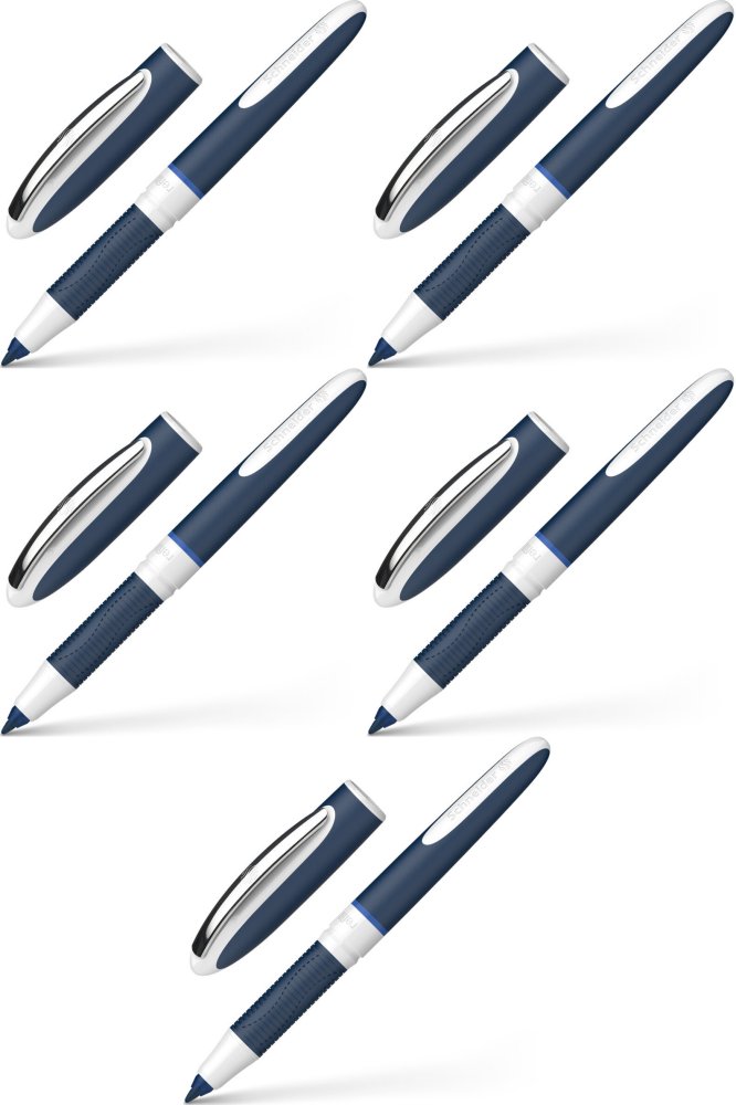 5x Pióro kulkowe Schneider One Change, 0.6mm, niebieski
