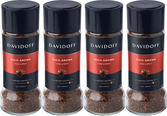 4x Kawa rozpuszczalna Davidoff Rich Aroma, 100g