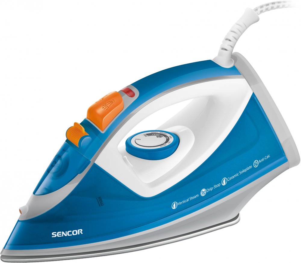 Żelazko parowe Sencor SSI 7710BL, 2400W, niebieski