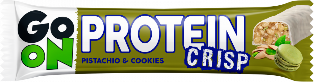 Baton proteinowy Sante Go On Protein Crisp, pistacjowo- ciasteczkowy, 45g