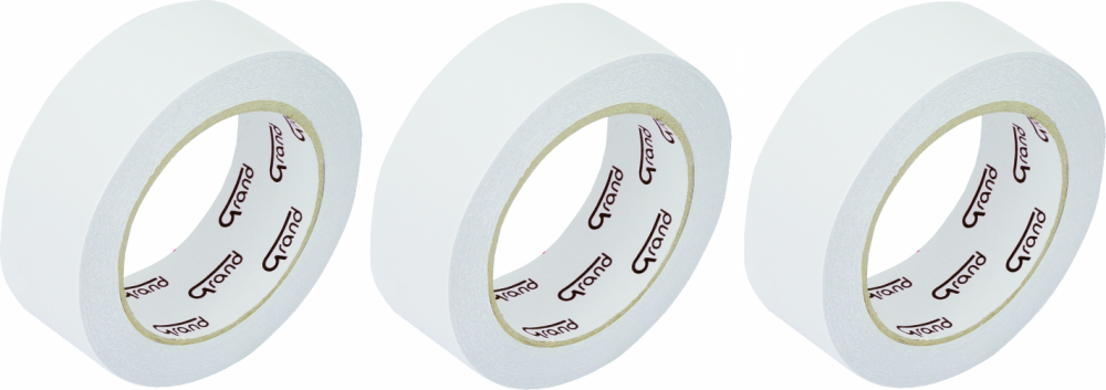 3x taśma dwustronna Grand, 38mm x10m, transparentny