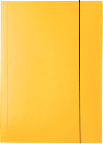 Teczka kartonowa z gumką lakierowana Esselte, A4, 400g/m2, 4mm, żółty