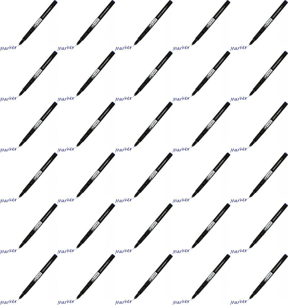 100x Foliopis D.Rect, okrągła, 0.7 mm, niebieski