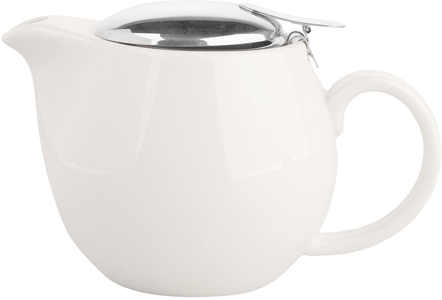 Dzbanek z zaparzaczem Altom Design Regular, 480ml, porcelana, kremowy