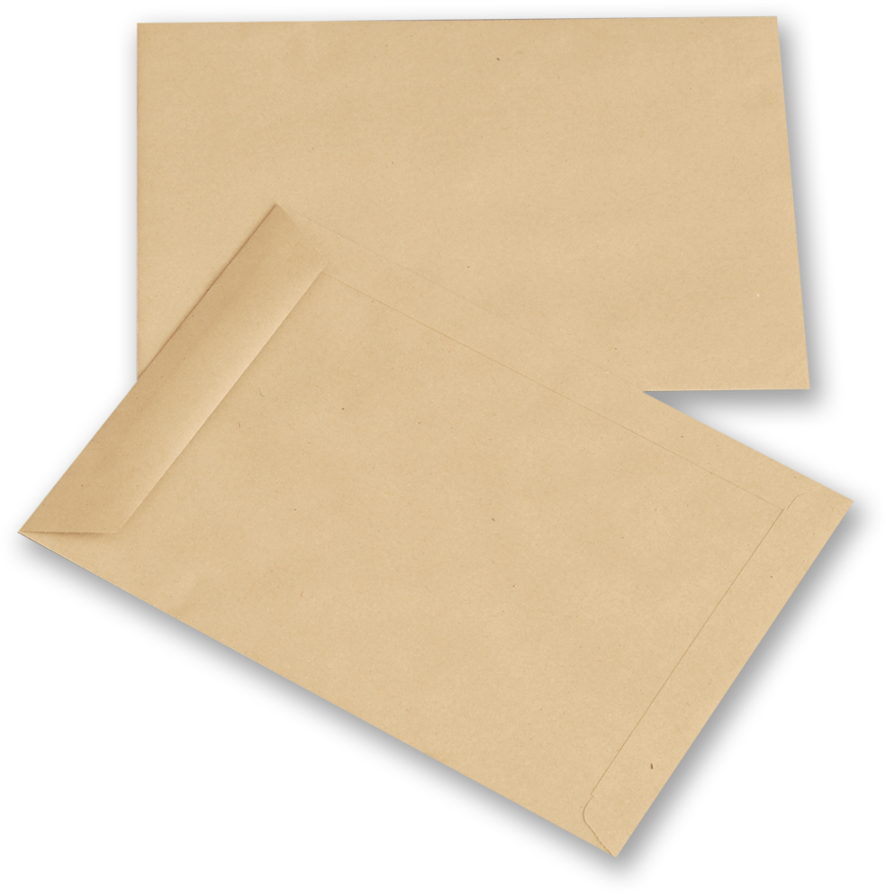 2x Koperta standardowa NC, B5, klejona na mokro NK, 50 sztuk, brązowy