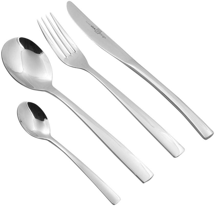 Komplet sztućców Altom Design Future, 24 sztuki, srebrny