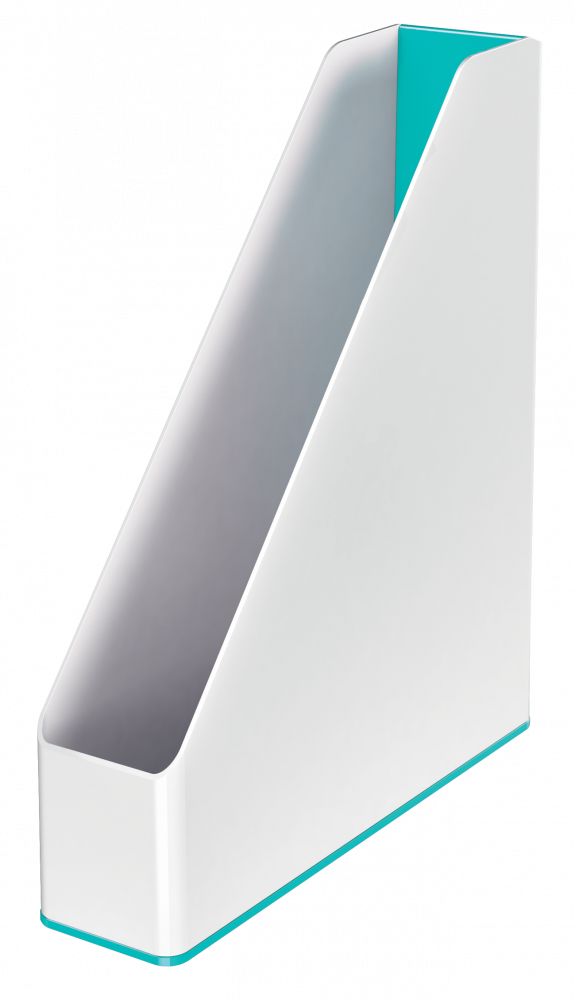 Organizer na dokumenty Leitz WOW, dwukolorowy, A4, 73mm, biało-turkusowy