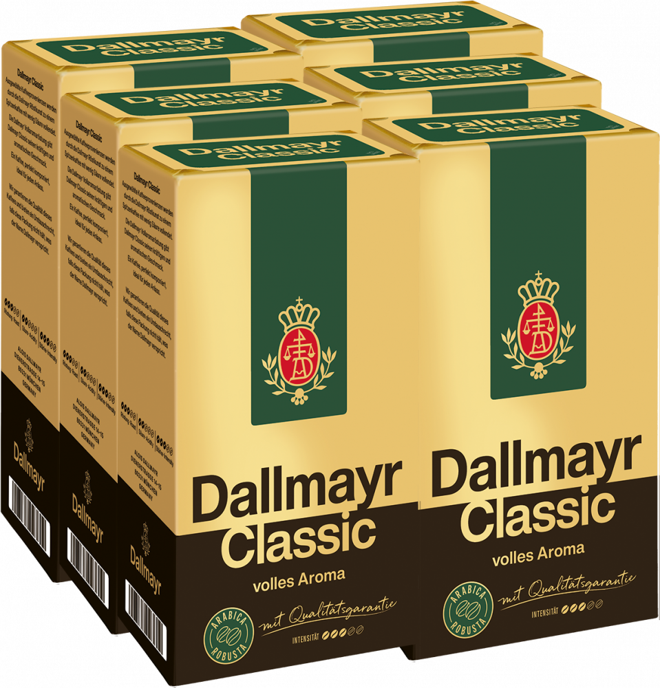 6x Kawa mielona Dallmayr Classic, 500g