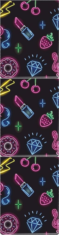 3x Etui na dowód, legitymację, kartę płatniczą, kartę rowerową Biurfol Neony