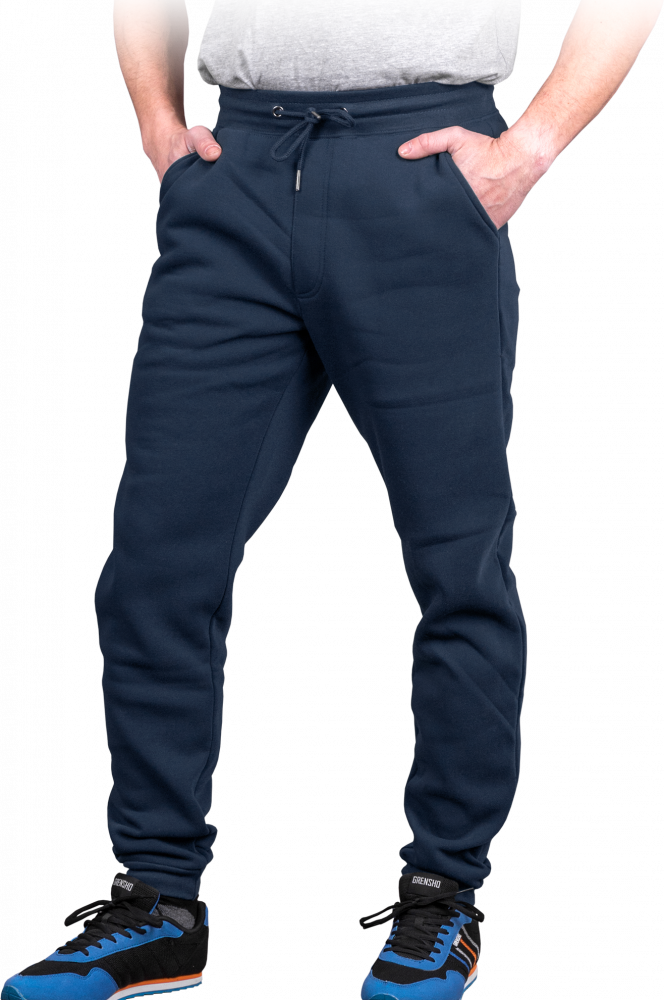 Spodnie dresowe męskie Reis Jogger, rozmiar M, gramatura 260g, granatowy