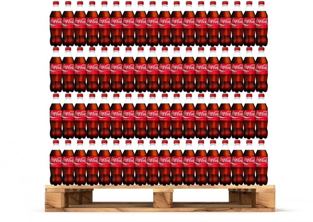 1296x Napój gazowany Coca-Cola, butelka, 0.5l