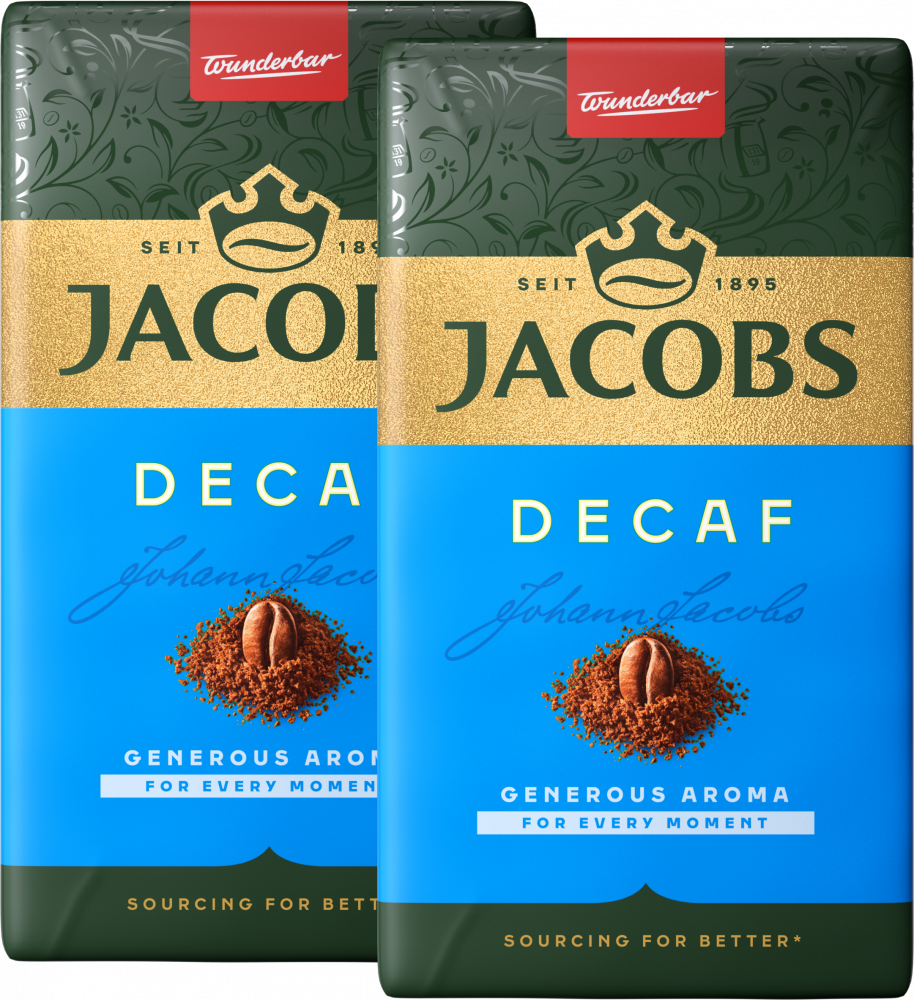 2x Kawa bezkofeinowa Jacobs Kronung Decaff, mielona, 250g