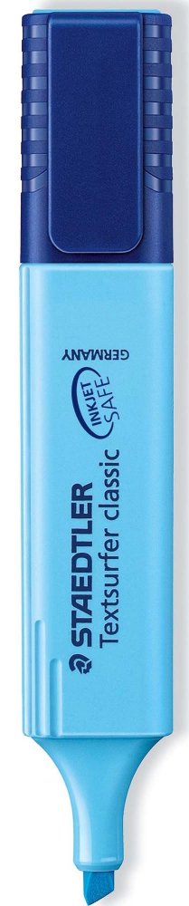 Zakreślacz Staedler, ścięta, 5mm, niebieski