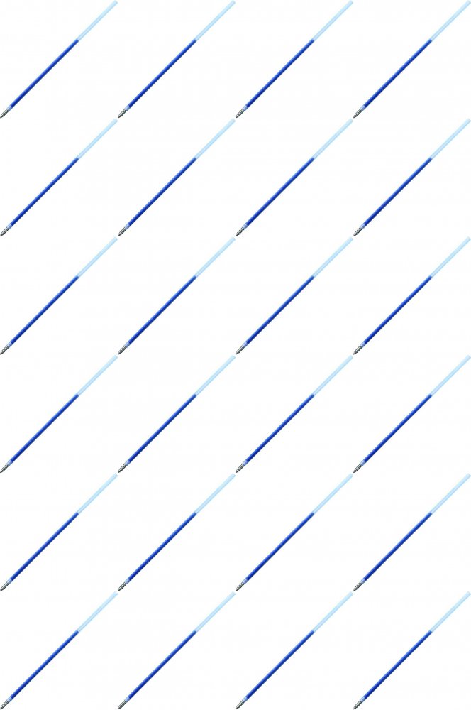 24x Wkład UNI, SXR-71, do długopisu SXN-101, 0.7mm, niebieski