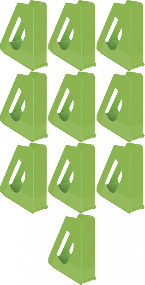 10x Organizer na dokumenty Esselte Europost Vivida, A4, 72mm, do 700 kartek zielony