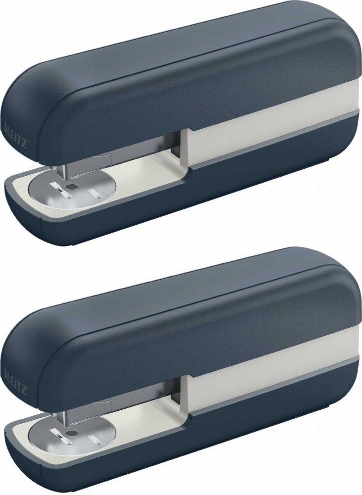 2x Zszywacz biurowy Leitz Cosy, do 30 kartek, aksamitny szary