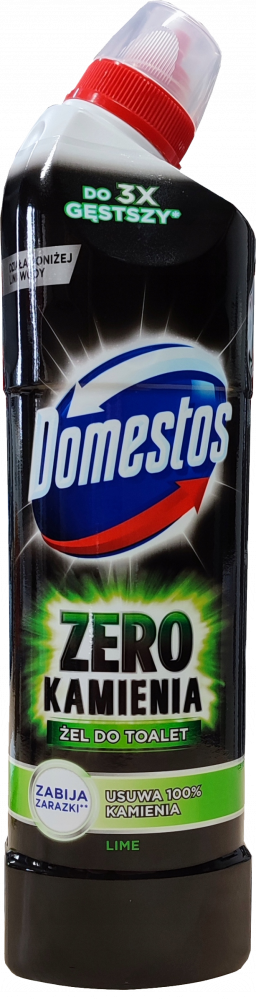 Płyn do czyszczenia toalet Domestos Zero Kamienia Lime, 750ml