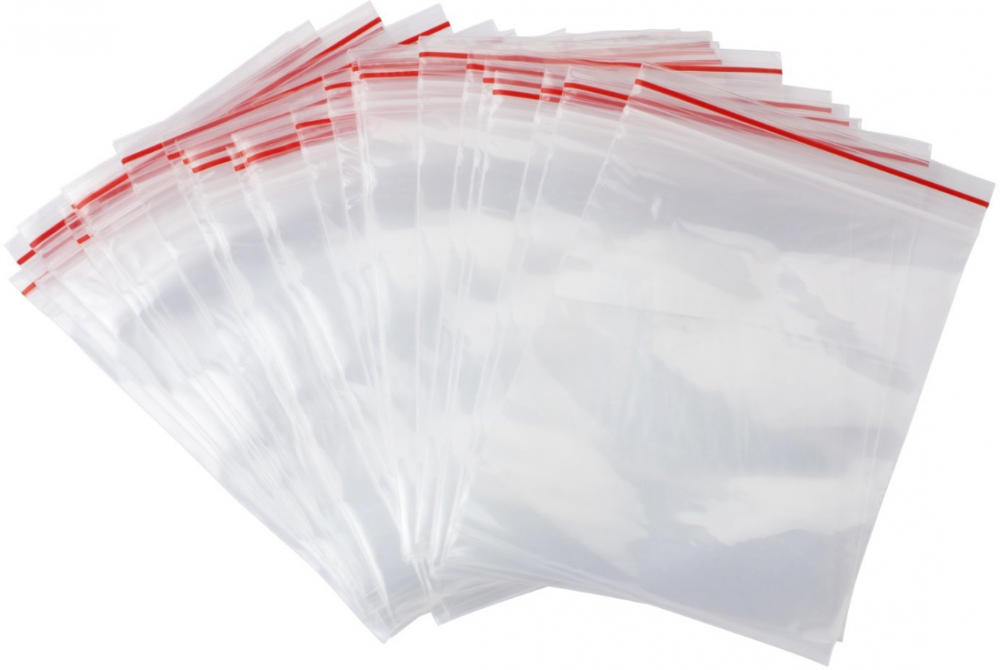 Woreczki strunowe Emerson, 80mmx180mm, 100 sztuk, bezbarwny