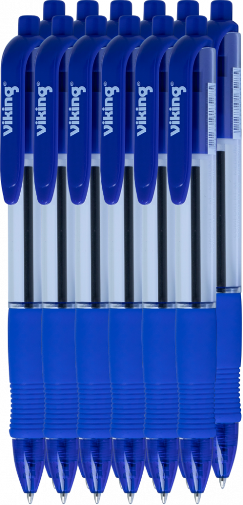 12x Długopis automatyczny Viking, Comfort RT-M, 1mm, niebieski