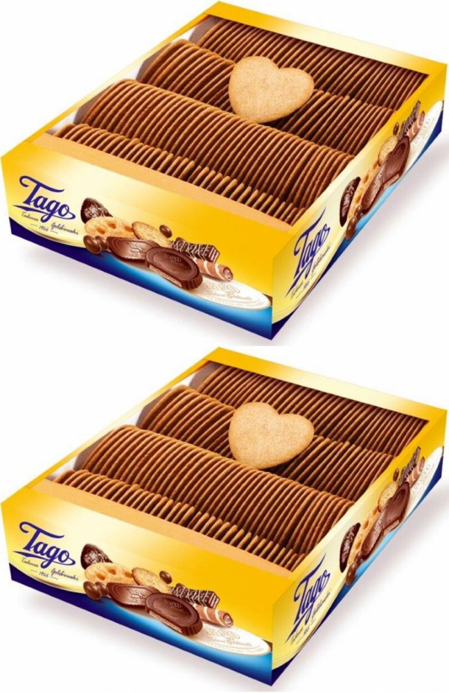 2x Ciastka Tago słodkie serduszka, korzenny, 2.5kg