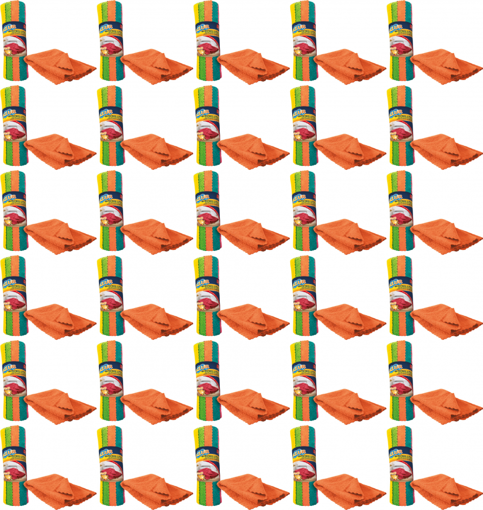 48x Ściereczka z mikrofibry Azur, 30x30cm, 5 sztuk, mix kolorów