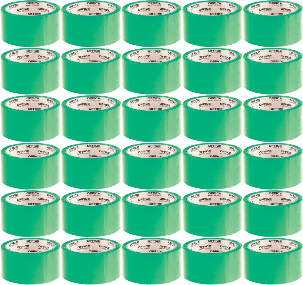 36x Taśma pakowa Office Products, akryl, 48mmx50yd, zielony