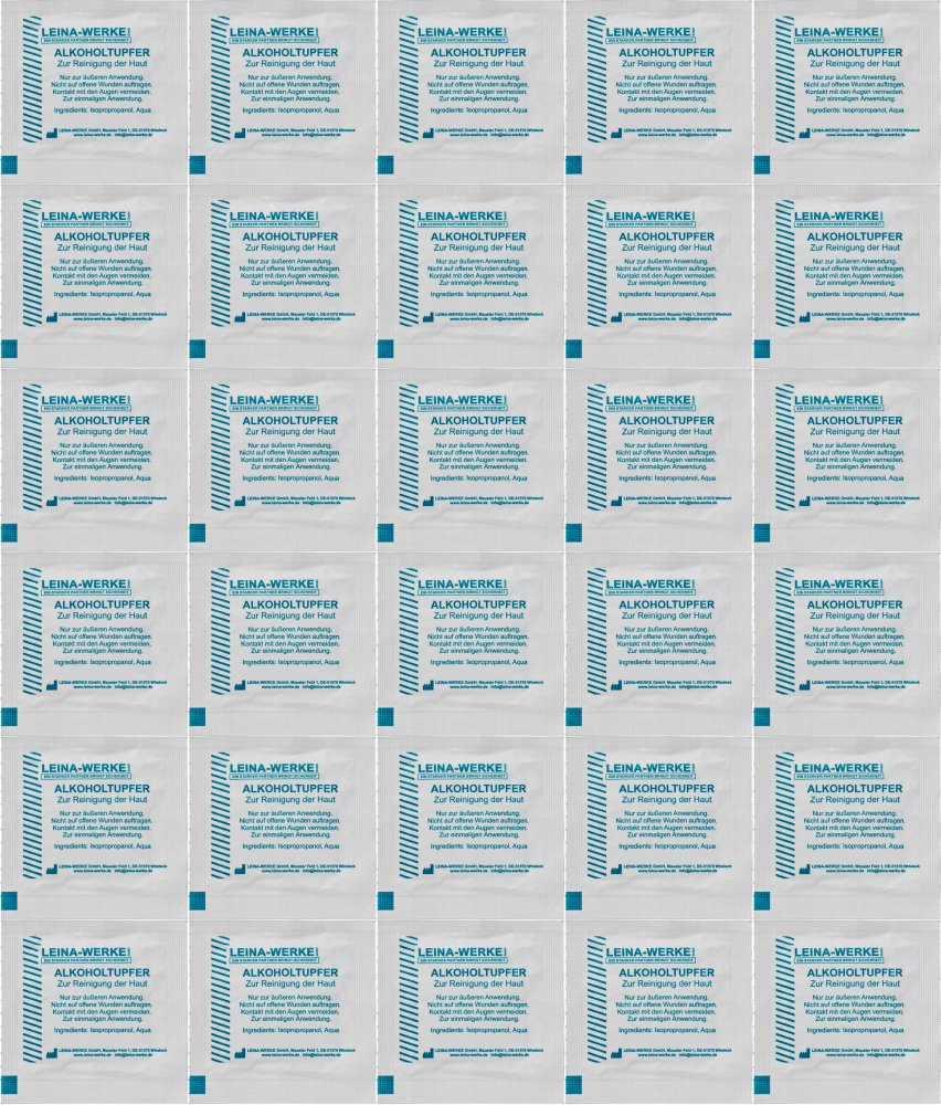 40x Chusteczka dezynfekująca Vera, 3.5x3.5cm