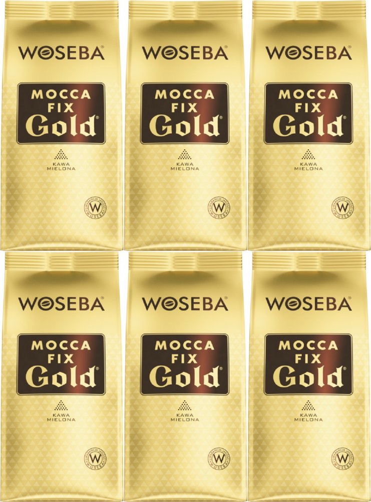 6x Kawa mielona Woseba, Mocca Fix Gold, 250g