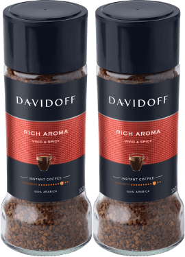 2x Kawa rozpuszczalna Davidoff Rich Aroma, 100g