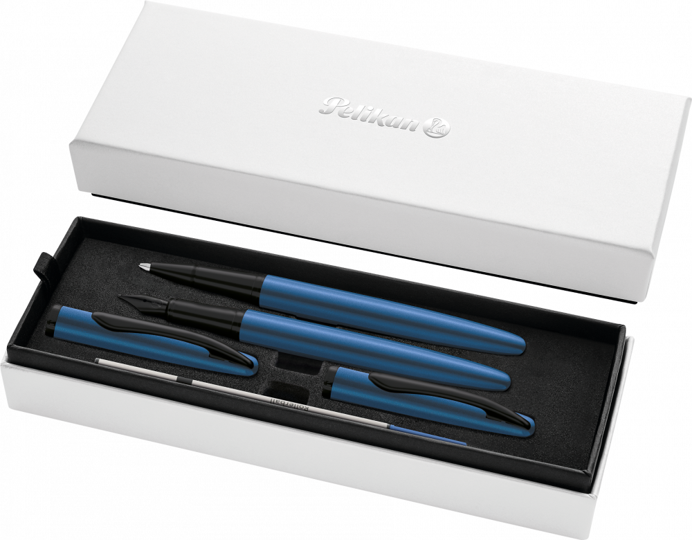 Zestaw Pelikan Jazz Noble Elegance Aqua, pióro wieczne + pióro kulkowe
