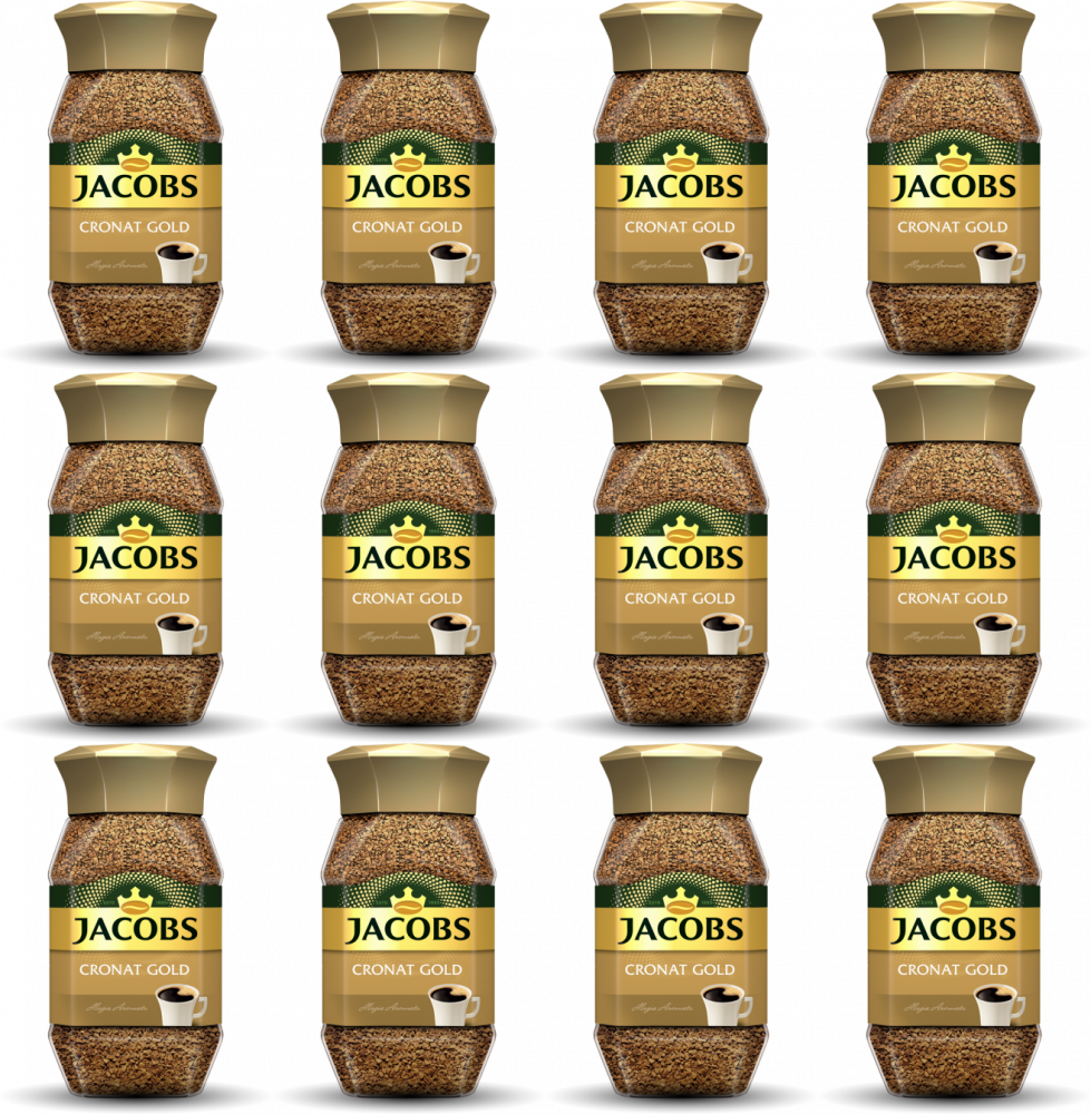 12x Kawa rozpuszczalna Jacobs Cronat Gold, 100g