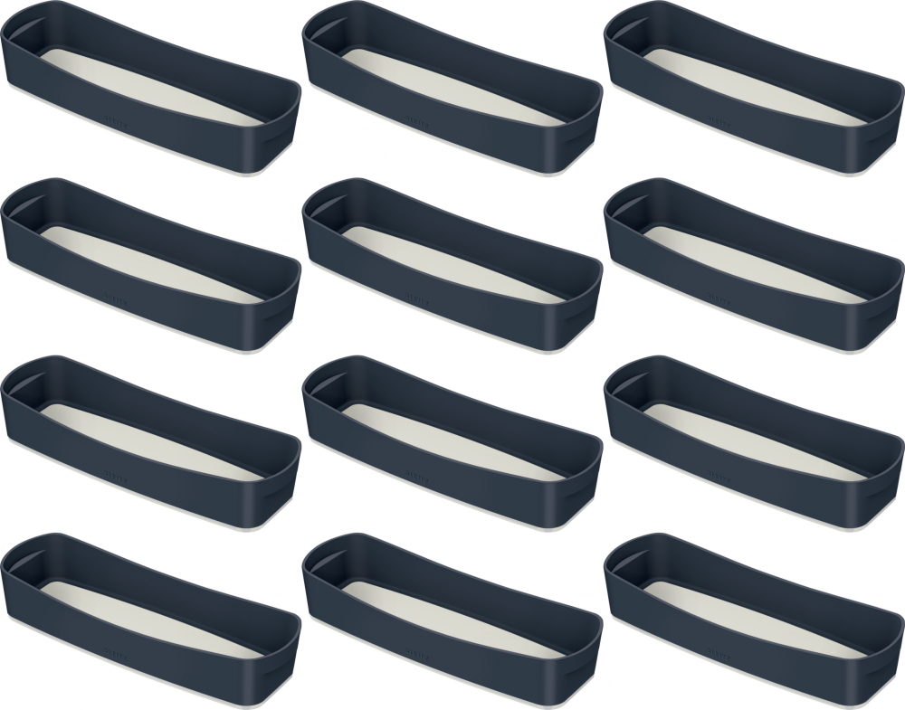 12x Pojemnik podłużny Leitz MyBox Cosy, 307x105x55mm, szary