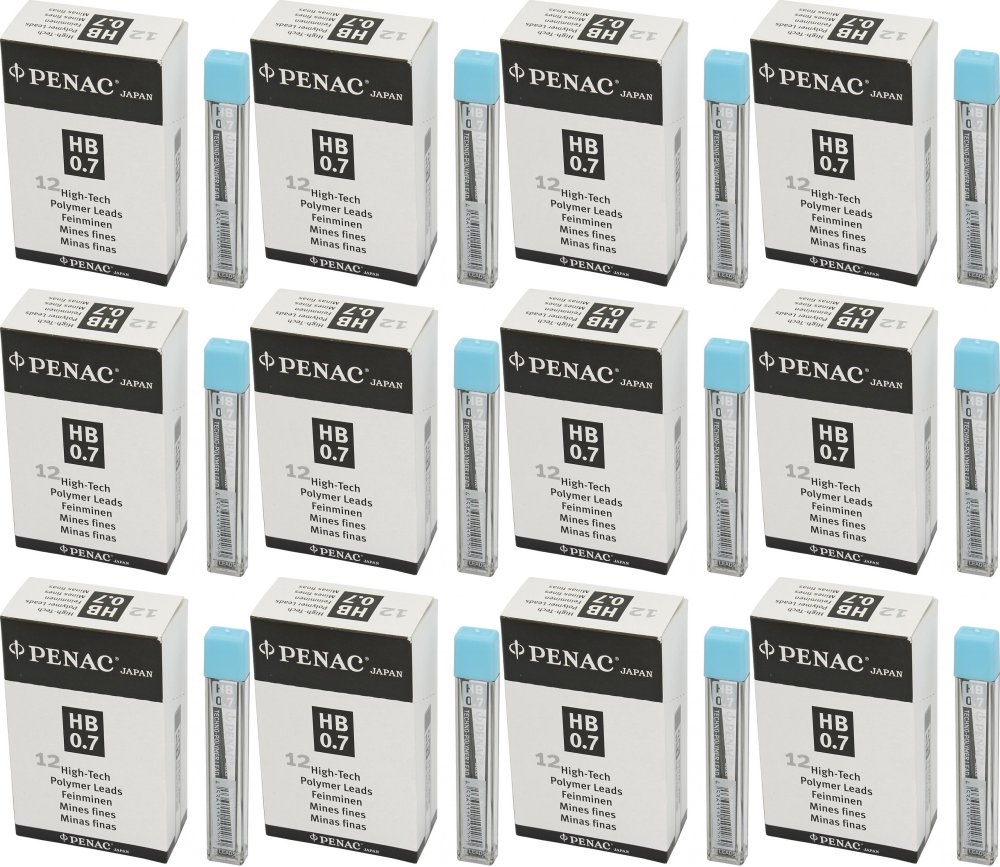 12x Grafity ołówkowe Penac, 0.7mm, HB