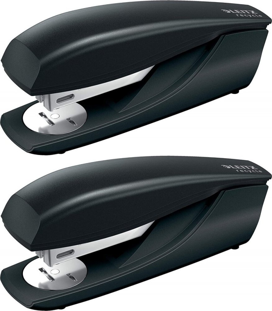 2x Zszywacz Leitz NeXXt Recycle, do 30 kartek, czarny