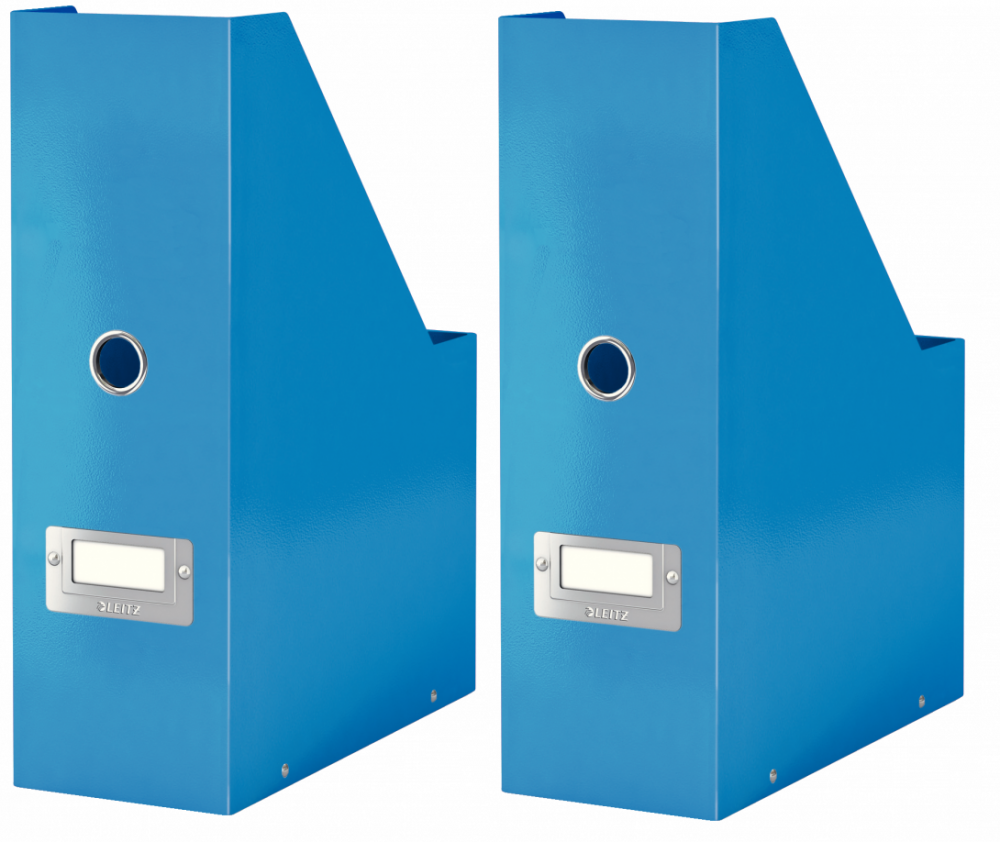2x organizer Leitz Wow Click&Store, A4, 95mm, do 950 kartek niebieski