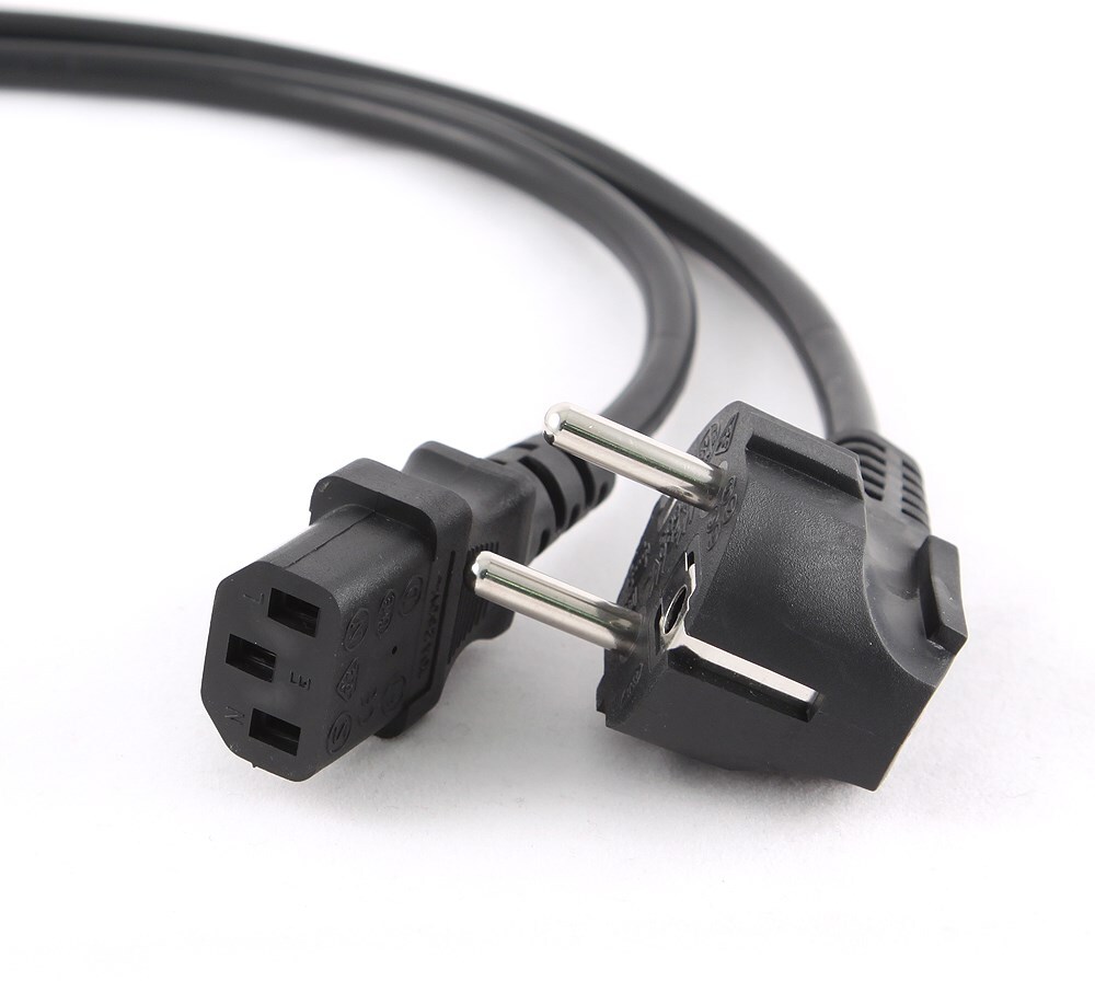 Kabel zasilający komputerowy Gembird PC-186-VDE-3M, 3m, czarny