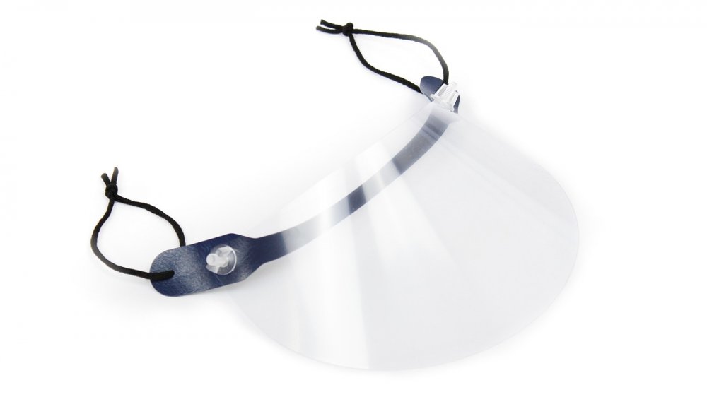 Mini przyłbica na nos i usta Biurfol, wielokrotnego użytku, 1 sztuka