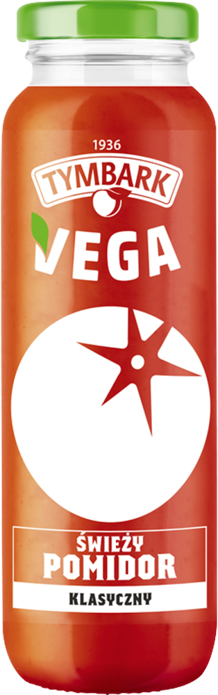 Sok pomidorowy Tymbark Vega, butelka szklana, 0.25l