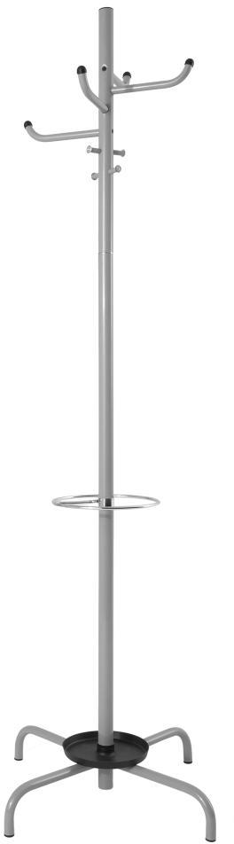 Wieszak stojący Nowy Styl Arizona, stalowy, 187cm, srebrny