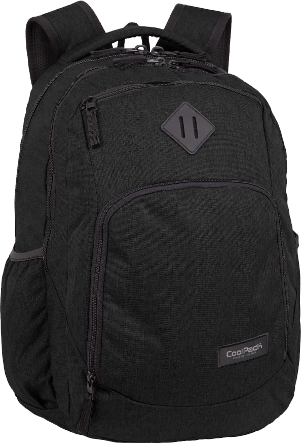 Plecak szkolny CoolPack Break Snow Black, dwukomorowy, 29l, 44x32x19cm, czarny